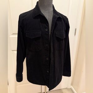 NN07 Black Corduroy Shirt Jacket